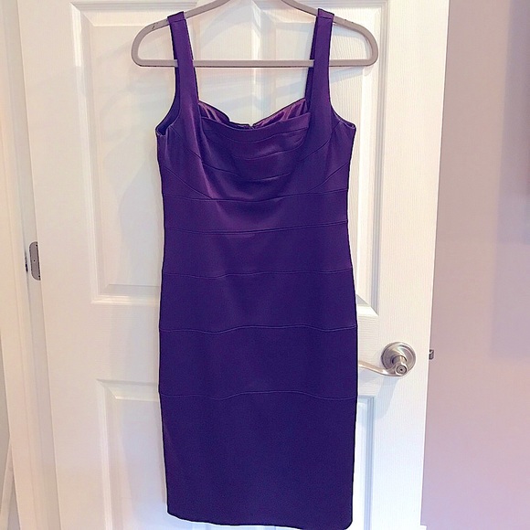 macys purple satin dress Women's Purple Formal & Black Tie Dresses